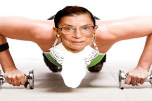 Ginsberg works out like a boss