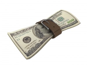 budget belt tightening cheap cheapness