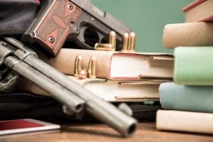 Gun violence in school setting.