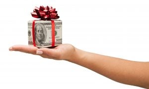 Currency. money gift bonus