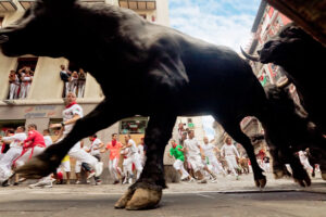Public Defender Is Gored At Running Of The Bulls While Taking Selfie