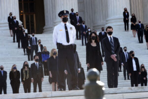 Ruth Bader Ginsburg’s Clerks To Stand Guard Beside Her Casket At Supreme Court Services