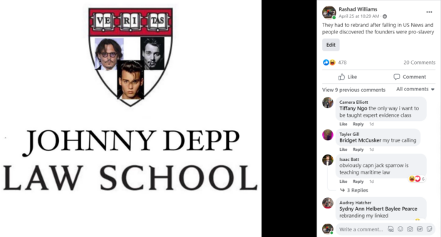 Johnny Depp Law School