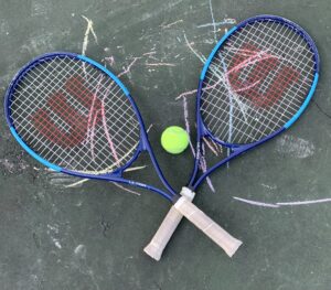 You Can’t Play Tennis And Carry Chalk At The Same Time