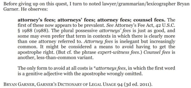 Attorneys Fees 3