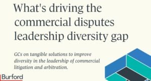 What’s Driving The Commercial Disputes Leadership Diversity Gap