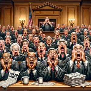 Shocked judges
