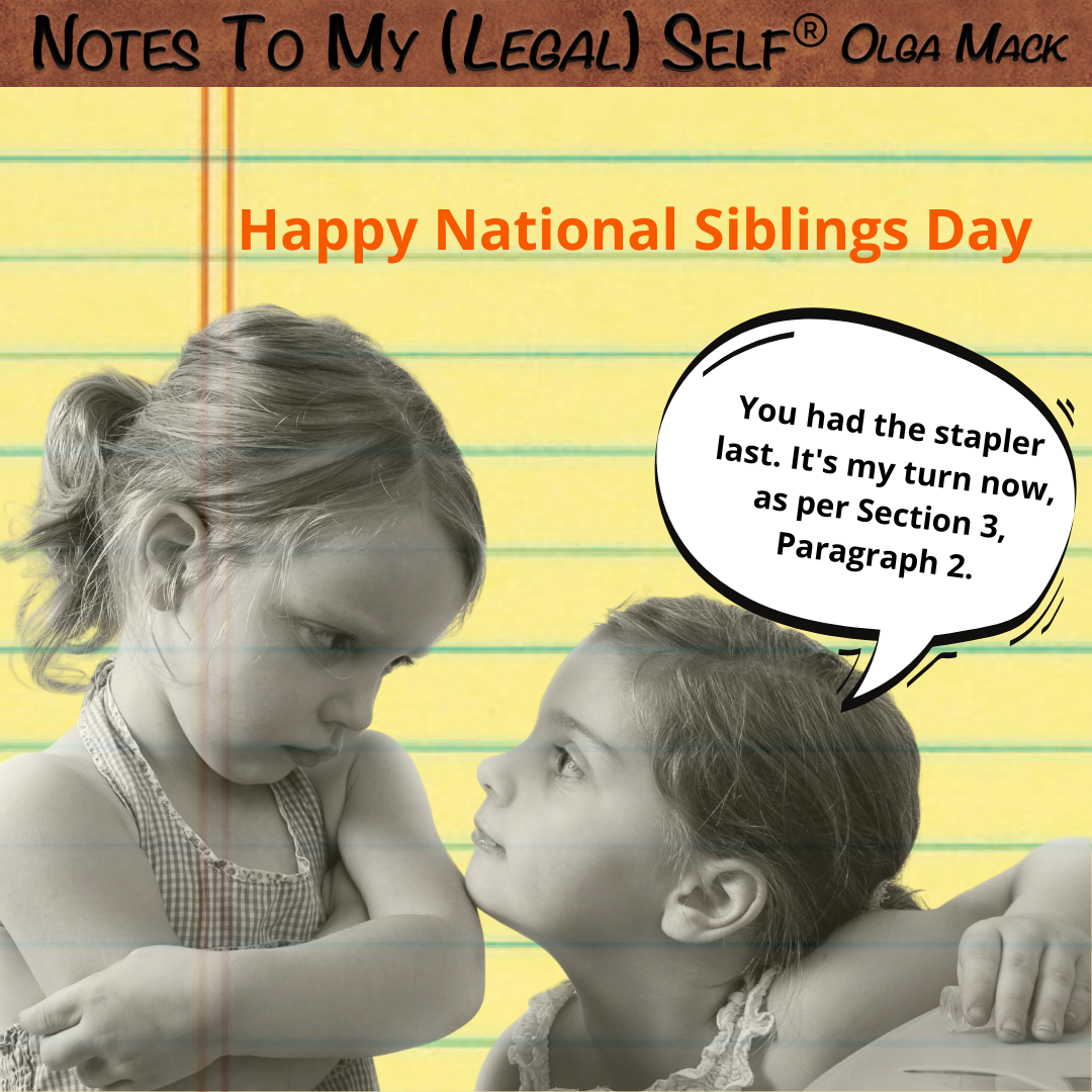 Happy National Siblings Day, April 10
