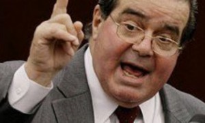 Antonin Scalia finger raised LF