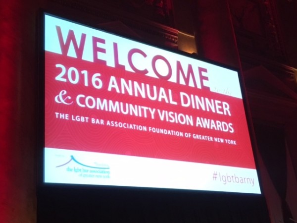 The LeGaL annual dinner took place last night at Capitale here in New York.