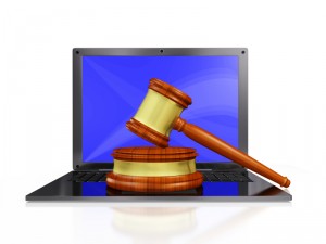 legal technology legal tech gavel computer