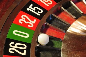 A roulette wheel (by Ralf Roletschek via Wikimedia)