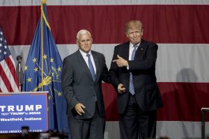 Gov. Mike Pence and Donald Trump (Photo by Aaron P. Bernstein/Getty Images)