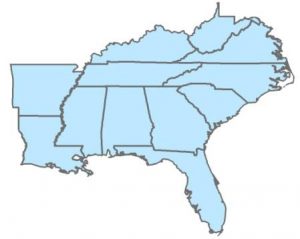 southeast United States South