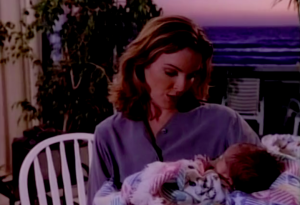 stolen baby surrogate turned baby stealer Kimberly steals Jo baby Melrose Place
