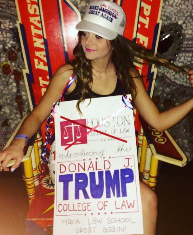 Halloween Donald Trump Law School