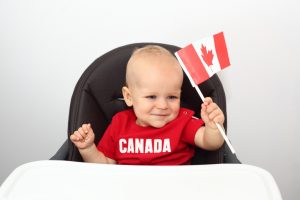 Canada baby Canadian kid