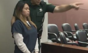 Katherine Magbanua in court on Tuesday, holding her head high.
