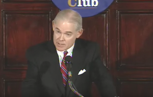 Chuck Cooper speaking at the National Press Club (via YouTube)