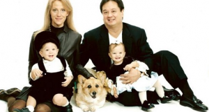 Kellyanne Conway, George Conway, and their twins (via Kellyanne Conway's Twitter feed)