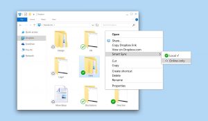 dropbox smart sync slowing down my computer