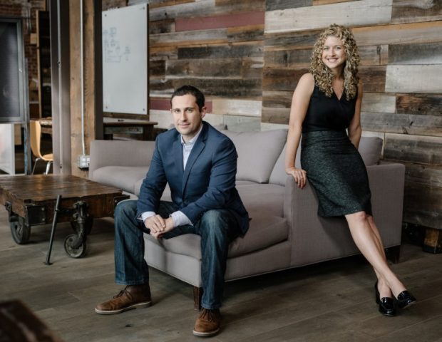 Casetext founder Jake Heller and COO and Laura Safdie.