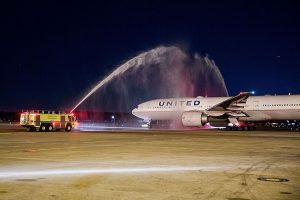 United is going to need a bigger hose. (Photo by Rick Kern/Getty Images for United Airlines)