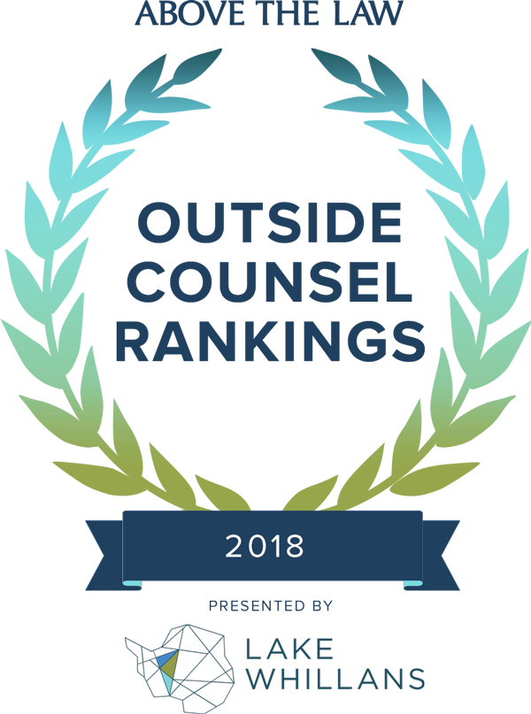 Above the Law Outside Counsel Rankings 2018