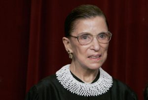 Justice Ginsburg Spotted About Town Performing Civic Duty