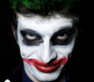 Why so serious?Portrait of the joker