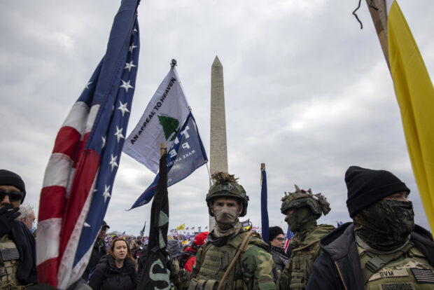 Trump Supporters Hold “Stop The Steal” Rally In DC Amid Ratification Of Presidential Election