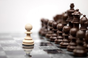White chess piece