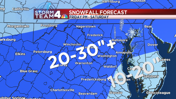 DC Snow Map