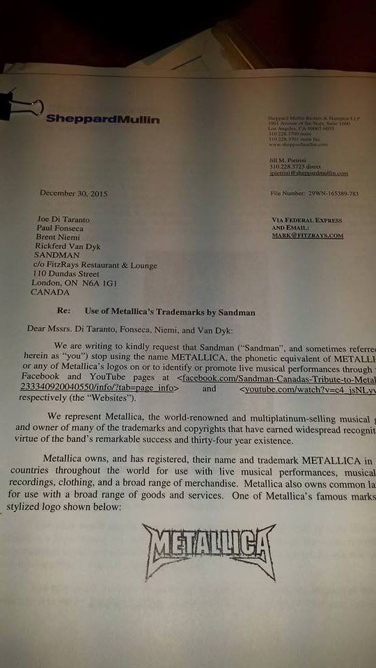 Metallica-Cease-and-Desist-Letter