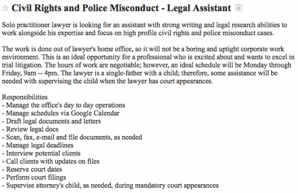 Craigslist Babysitting