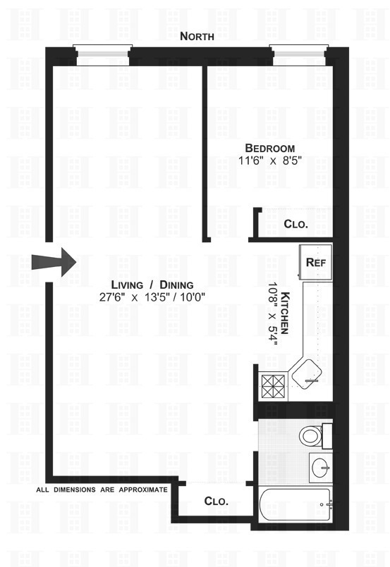 East 11th Street floor plan
