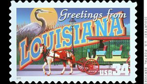 Louisiana stamp