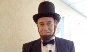 Bill Watts as President Abraham Lincoln.