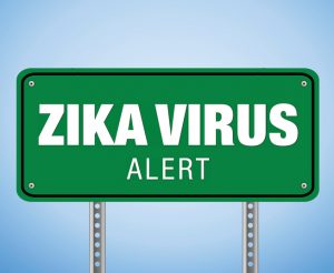 zika virus alert sign