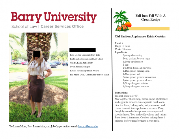 Barry Law Recipe for Success