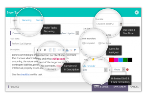 Zola - legal-task-management-modal