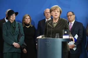 Rogue Two is going to be about getting an R2 droid to Angela Merkel. (Photo by Sean Gallup/Getty Images)