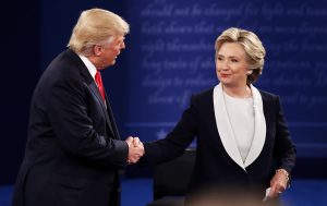 Candidates Hillary Clinton And Donald Trump Hold Second Presidential Debate At Washington University