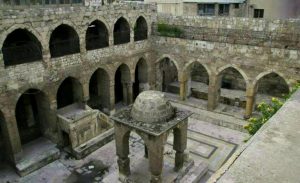 The Central Synagogue in Aleppo (by Govorkov via Wikimedia).