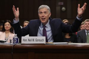 Judge Neil Gorsuch: 'Are you effing kidding me?' (Photo by Chip Somodevilla/Getty Images)