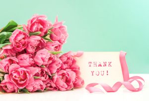 thank you thanks flowers tulips