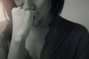 depressed sad woman