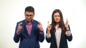 law school law student cross fingers pray