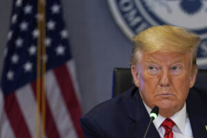 President Donald Trump and Vice President Mike Pence Visit The Federal Emergency Management Agency Headquarters