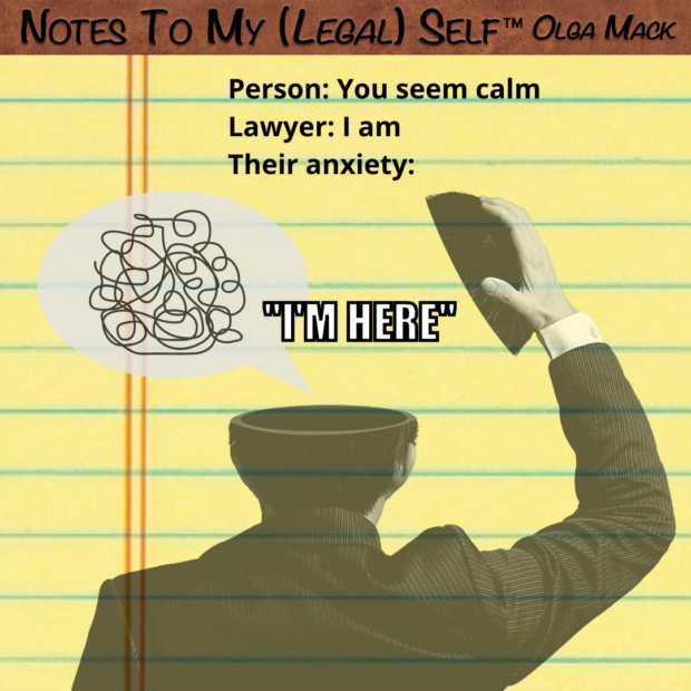 Lawyer&rsquo;s anxiety